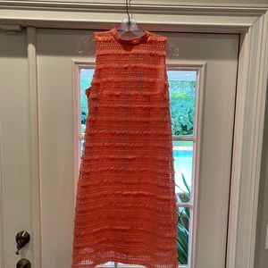 J.Crew women’s 6T coral sleeveless dress.